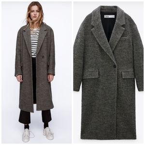 Zara Wool Blend Trench Coat
